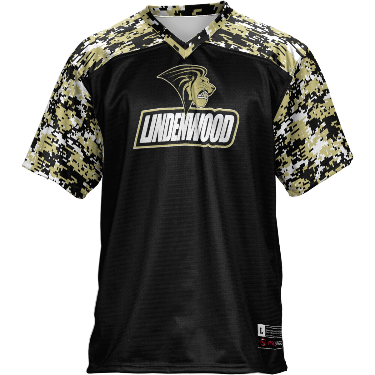 Lindenwood Lions GameDay Greats Football Jersey - Black