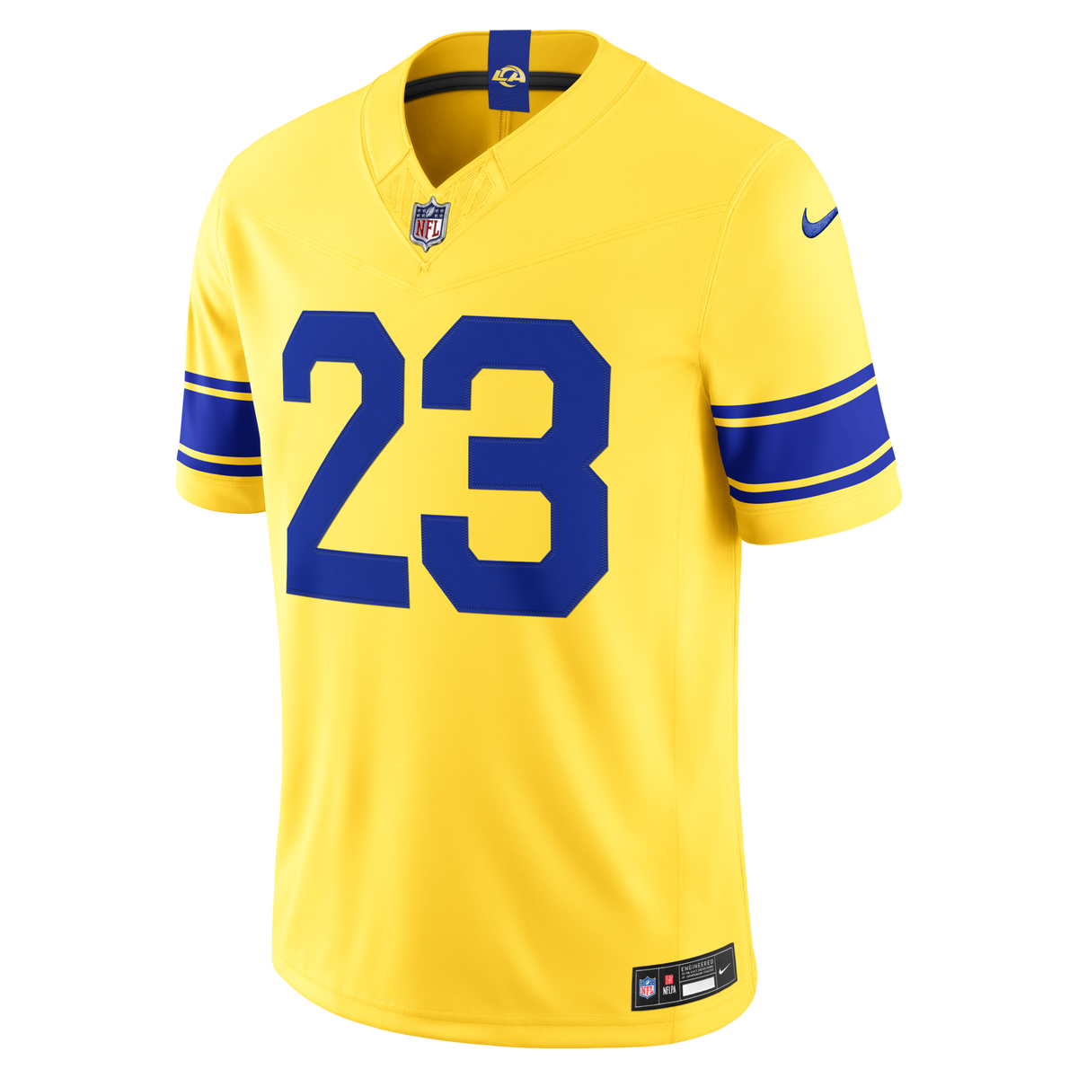 Los Angeles Rams Kyren Williams Classic Sol Vapor F.U.S.E. Stitched Limited Jersey