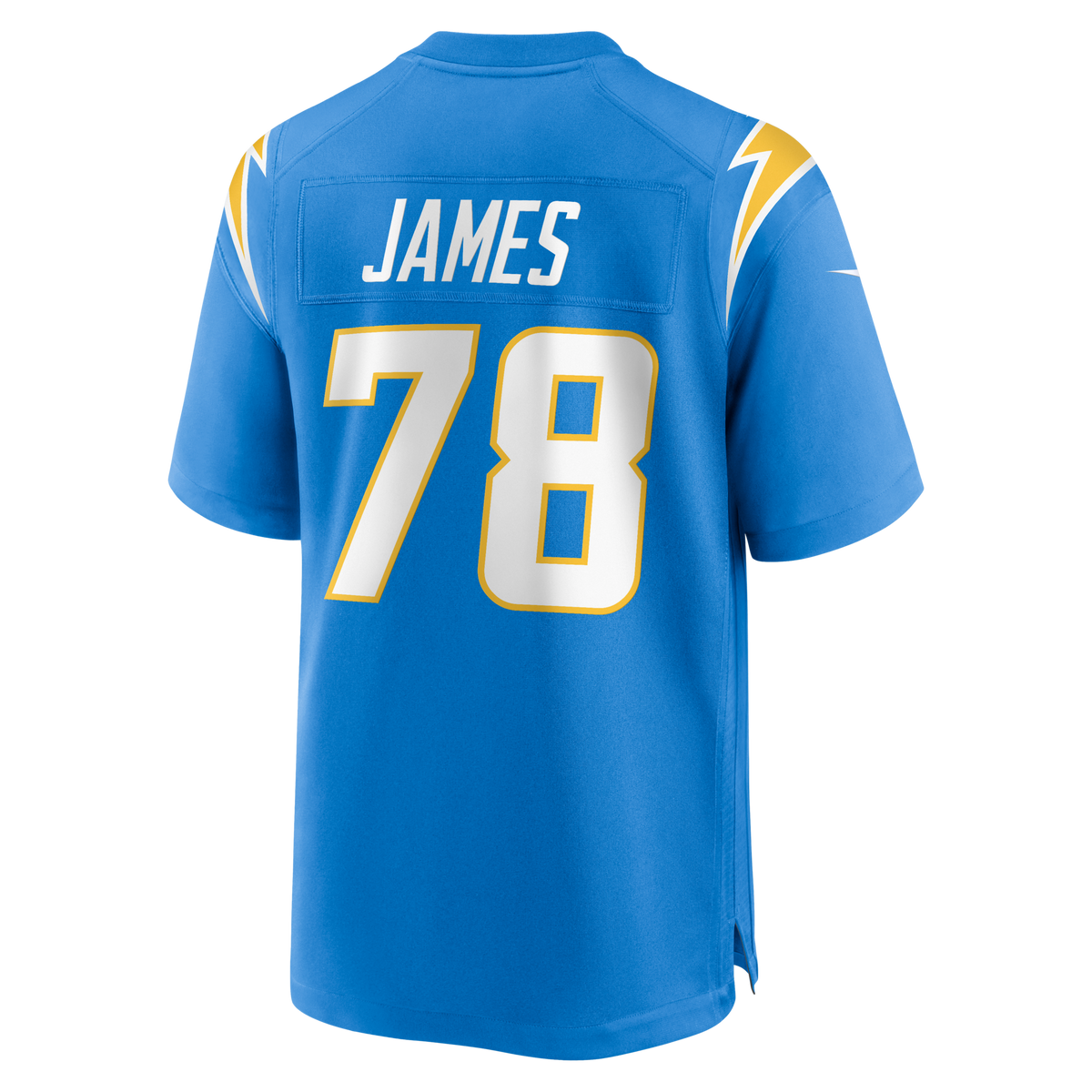 Los Angeles Chargers Andre James Powder Blue Team Game Jersey
