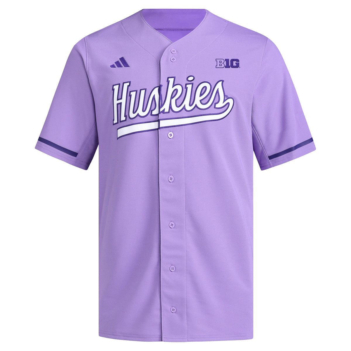 Washington Huskies Replica Baseball Jersey - Purple