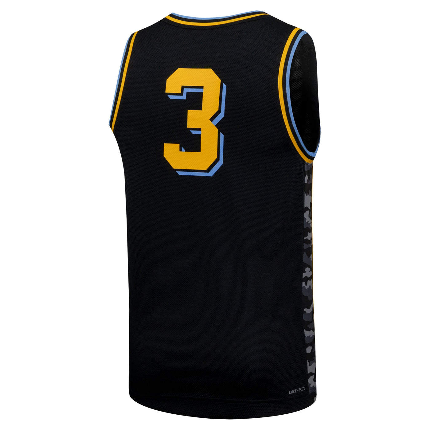 Nike #3 Black Marquette Golden Eagles Replica Basketball Jersey