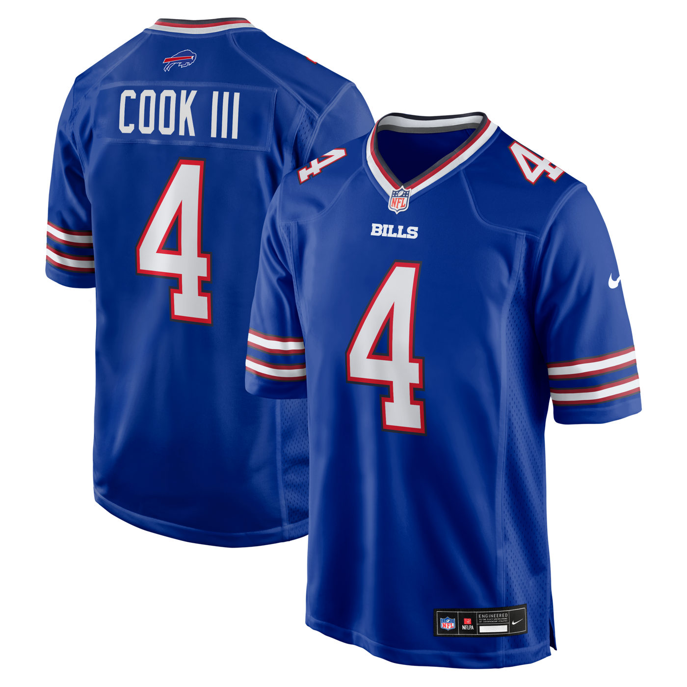 Buffalo Bills James Cook III Nike Royal Team Game Jersey