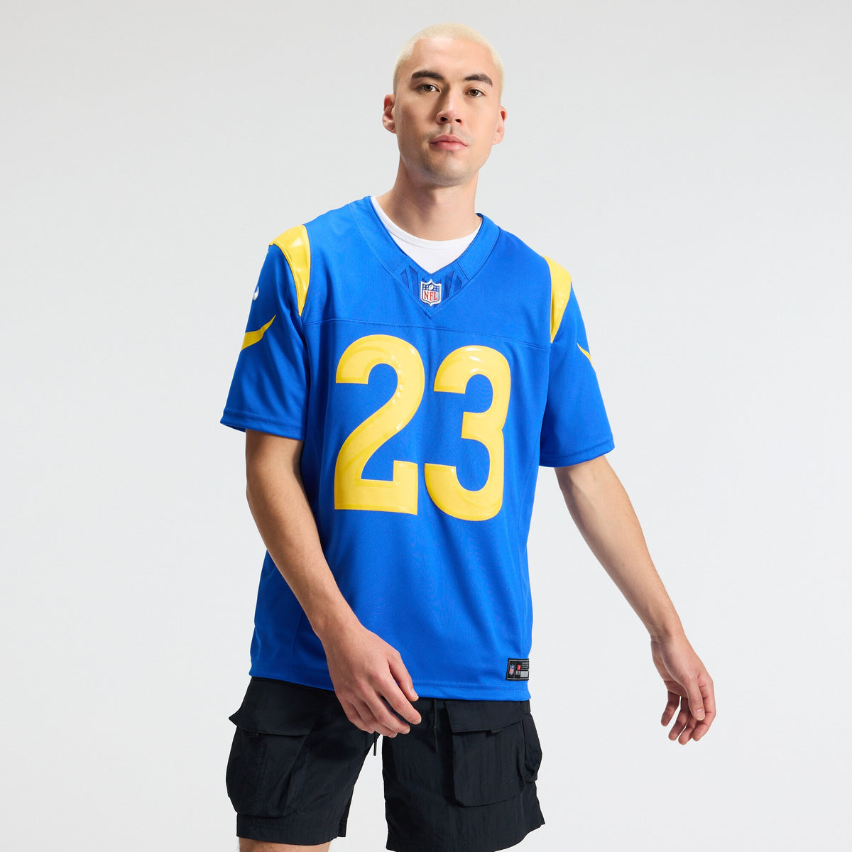 Los Angeles Rams Kyren Williams Royal Team Vapor F.U.S.E. Stitched Limited Jersey