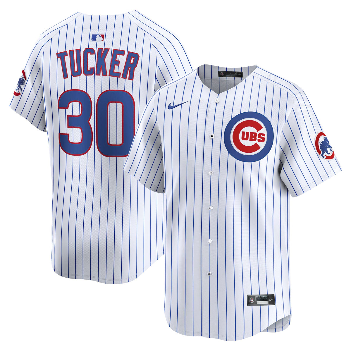 Chicago Cubs Kyle Tucker White Home Limited Player Jersey