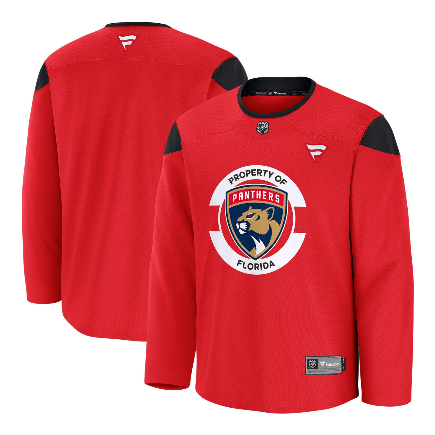 Florida Panthers Fanatics Red Practice Jersey