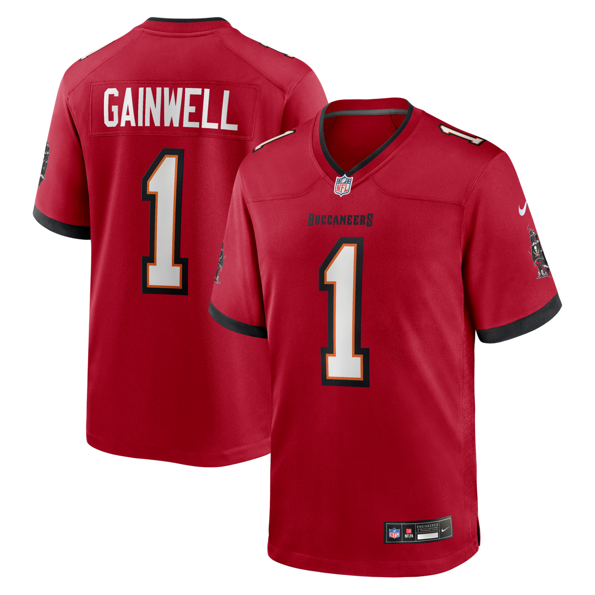 Tampa Bay Buccaneers Kenneth Gainwell Red Team Game Jersey