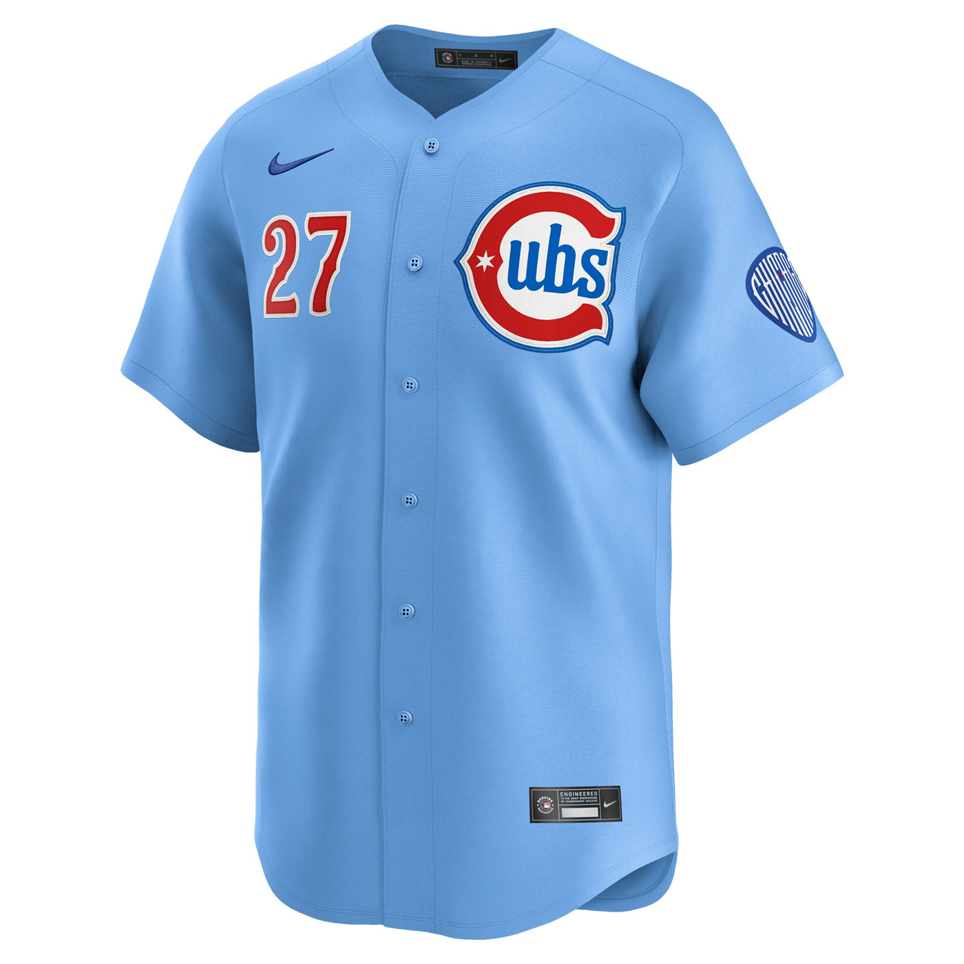 Chicago Cubs Seiya Suzuki Nike Light Blue 2nd Alternate Limited Player Jersey