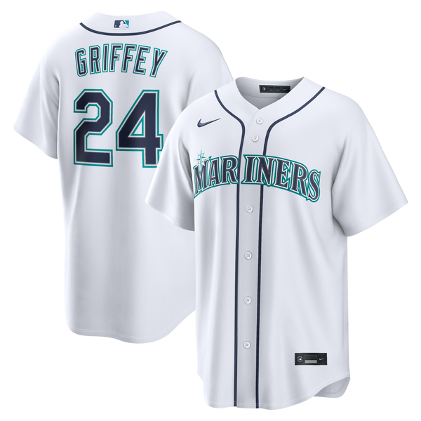 Seattle Mariners Ken Griffey Jr. Nike White Home Replica Jersey