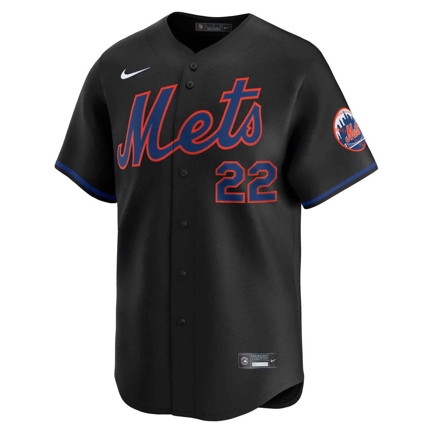 New York Mets Juan Soto Nike Black Alternate Limited Player Jersey