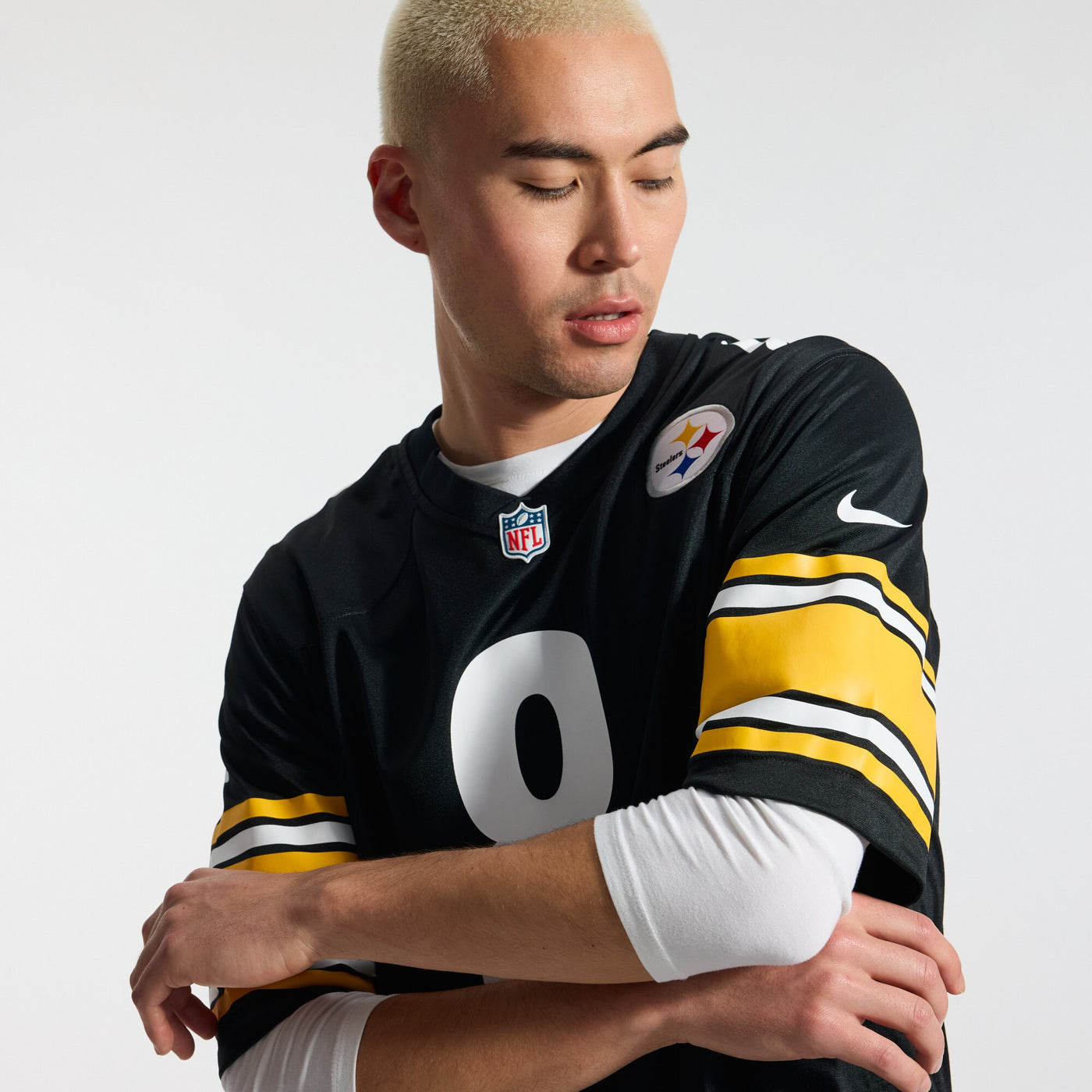 Pittsburgh Steelers Aaron Rodgers Nike Black Game Jersey