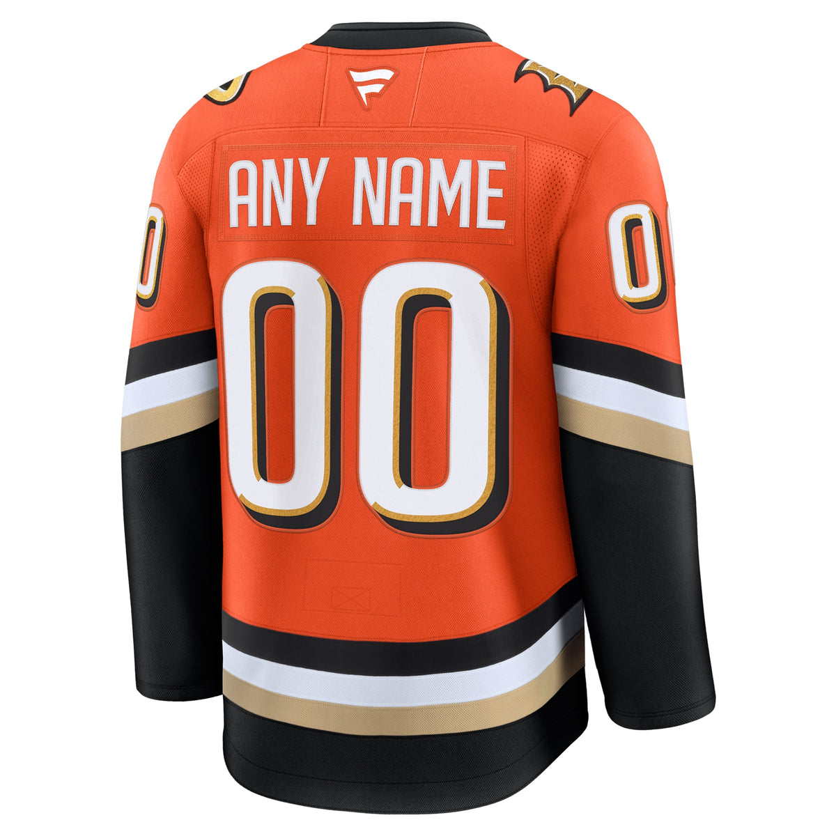 Anaheim Ducks Fanatics Orange Home Premium Custom Jersey