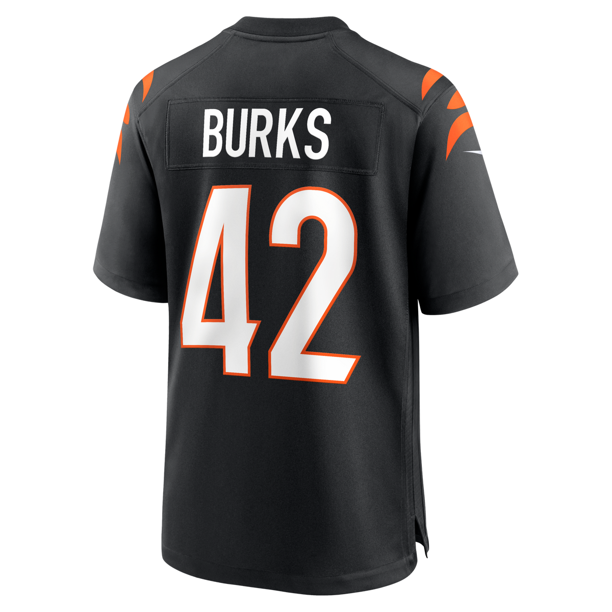 Cincinnati Bengals Oren Burks Black Team Game Jersey