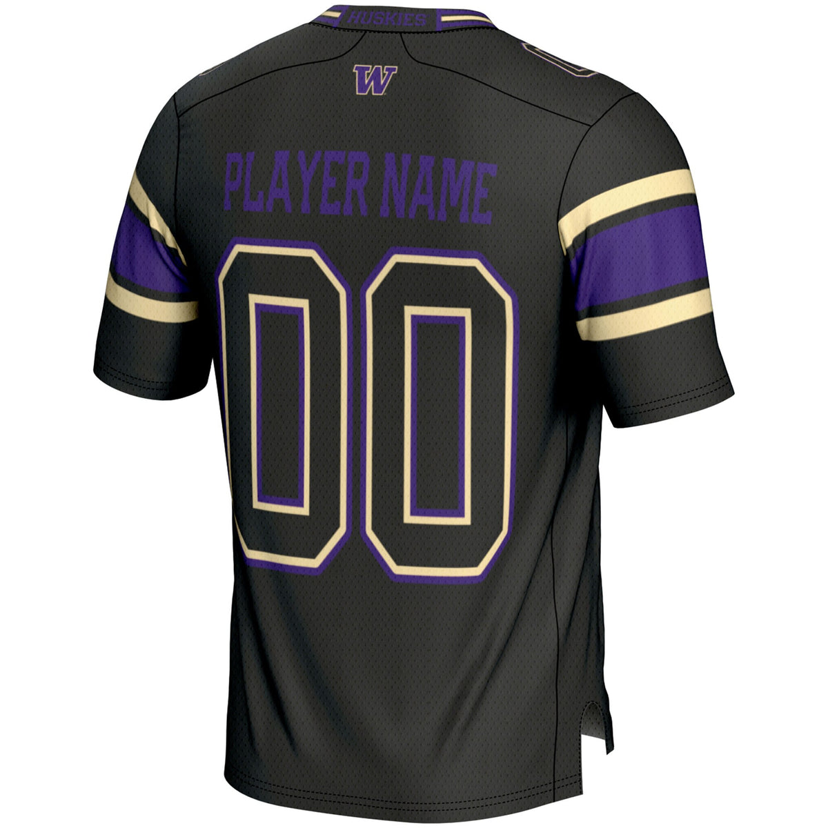 Washington Huskies GameDay Greats NIL Pick-A-Player Football Jersey - Black
