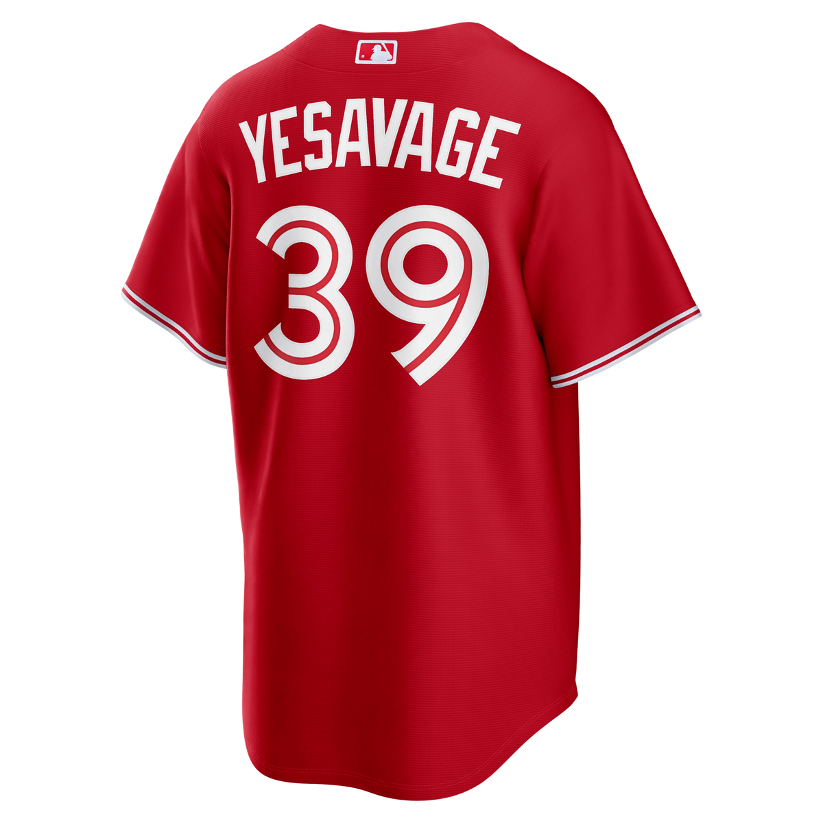 Toronto Blue Jays Trey Yesavage Red Canada Day Replica Jersey