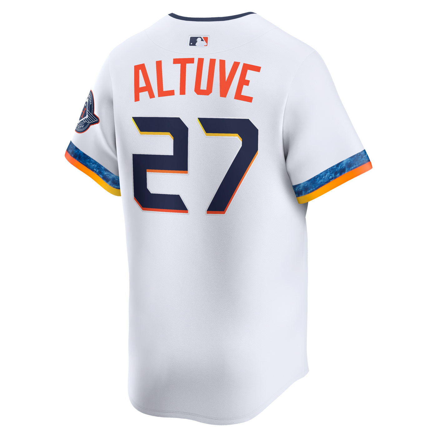 Houston Astros Jose Altuve Nike White 2025 City Connect Limited Player Jersey