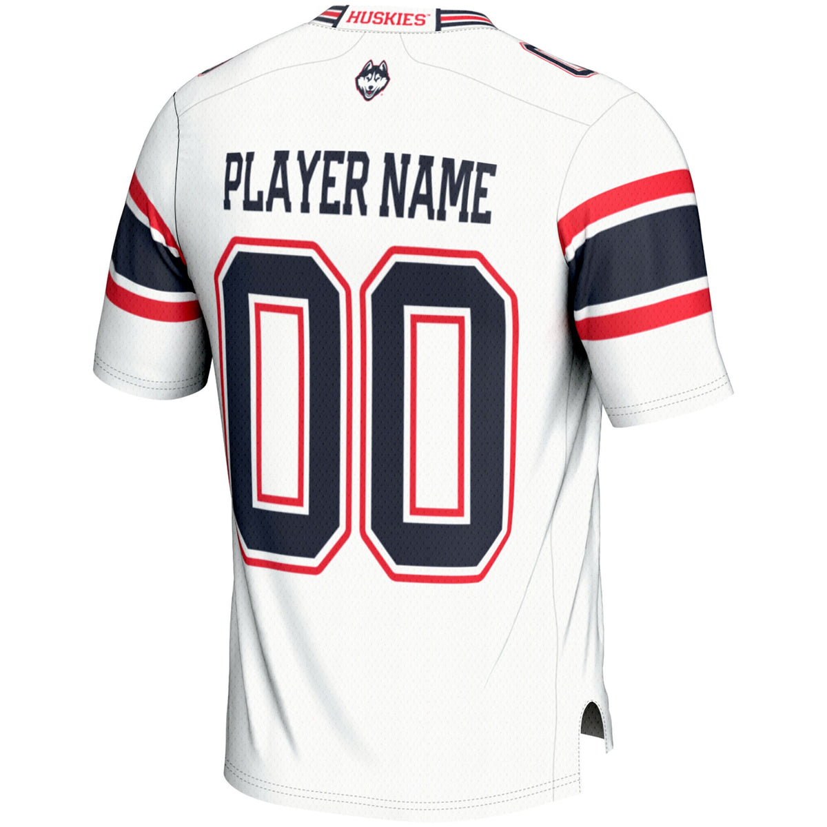 UConn Huskies GameDay Greats NIL Pick-A-Player Football Jersey - White