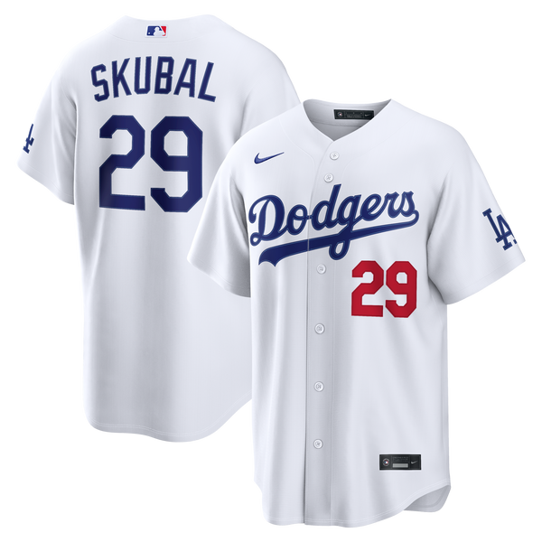 Los Angeles Dodgers Tarik Skubal Nike White Home Stadium Jersey