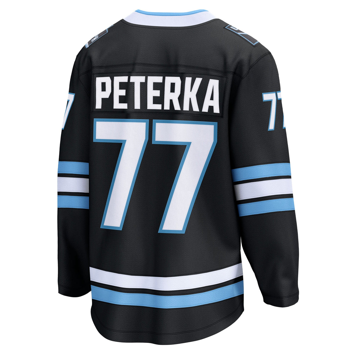 Utah Mammoth JJ Peterka Fanatics Black Home Breakaway Jersey