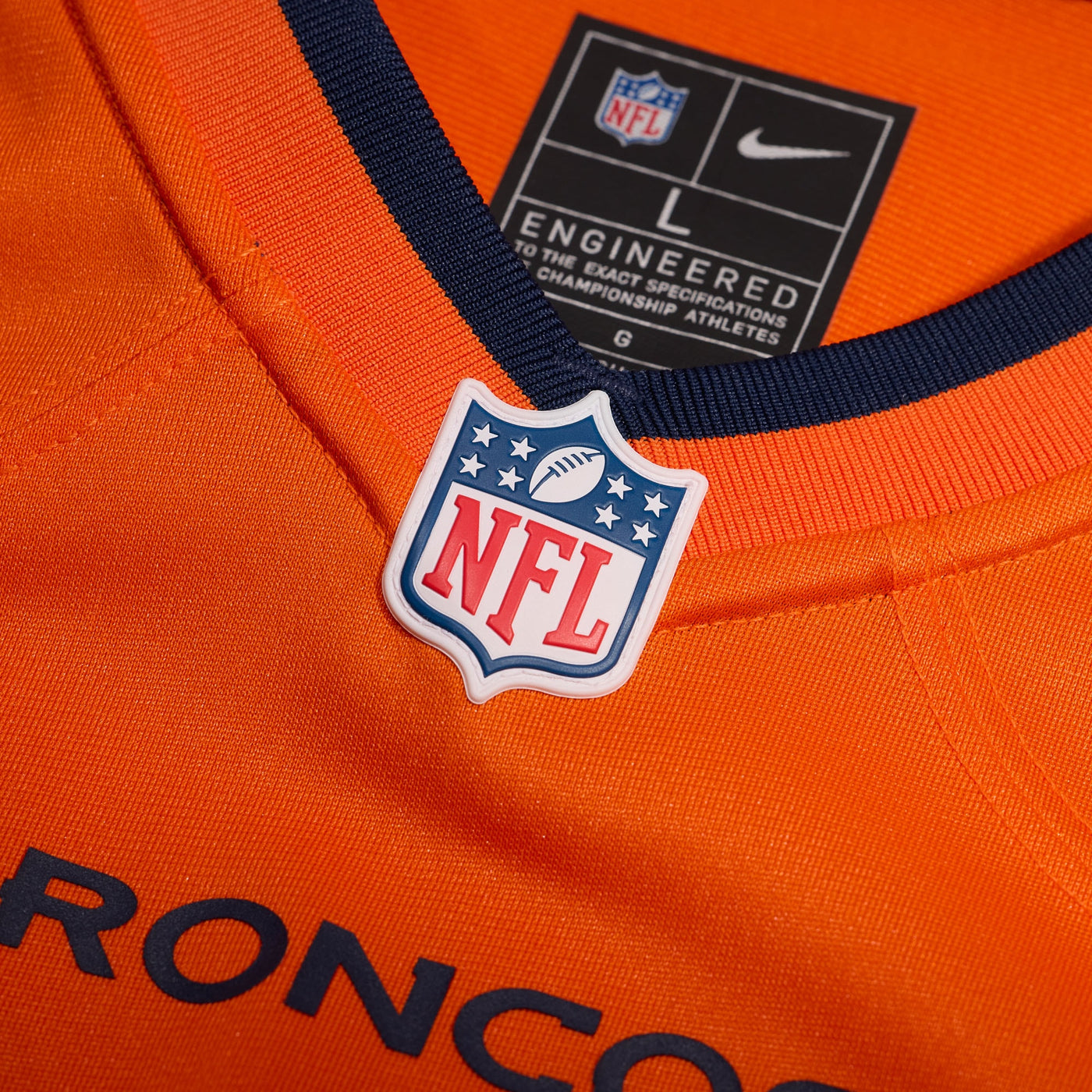 Denver Broncos John Elway Nike Orange Team Retired Player Game Jersey