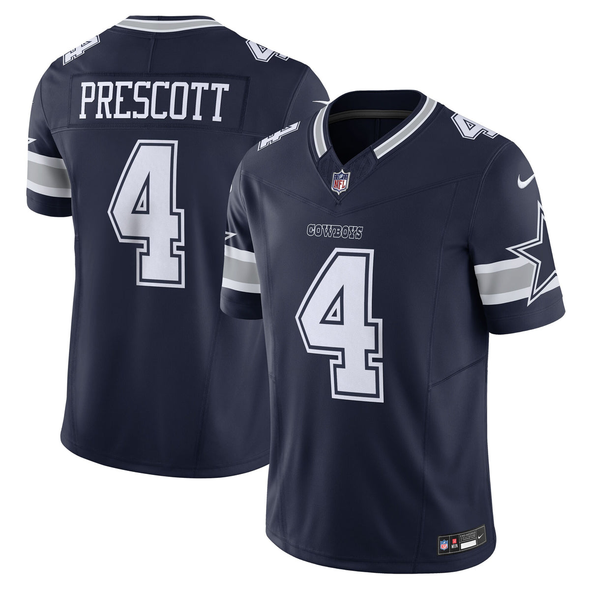 Dallas Cowboys Dak Prescott Navy Vapor F.U.S.E. Limited Jersey