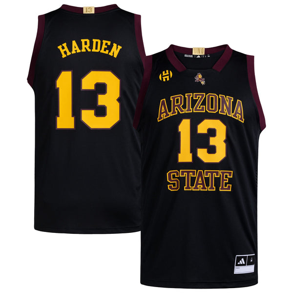 adidas James Harden Black Arizona State Sun Devils Replica Swingman Jersey