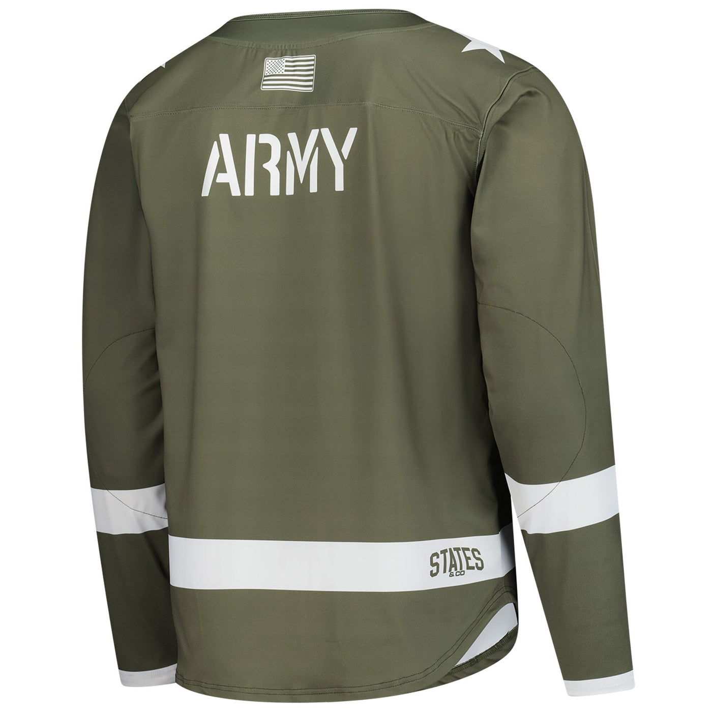 Olive Army Black Knights Replica Hockey Jersey