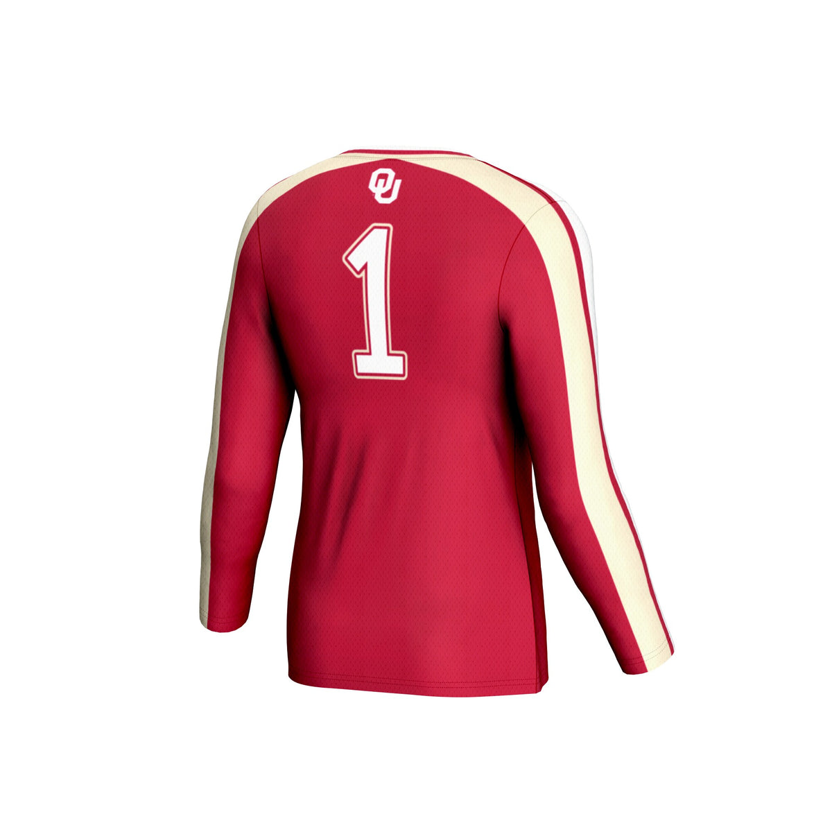 Oklahoma Sooners GameDay Greats #1 Lightweight Volleyball Fashion Jersey - Crimson