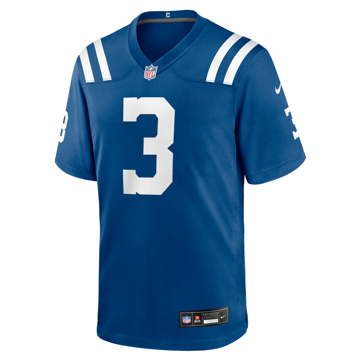 Indianapolis Colts Spencer Shrader Royal Team Game Jersey