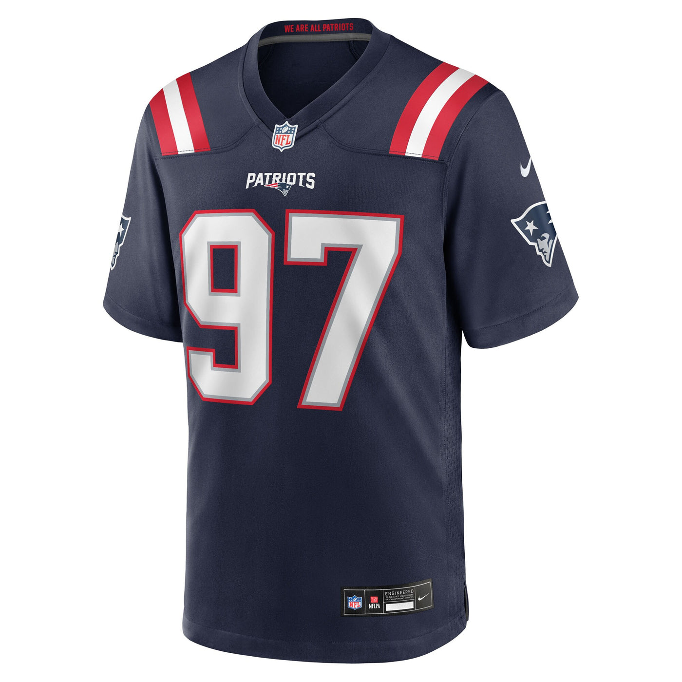 New England Patriots Milton Williams Nike Navy Game Player Jersey