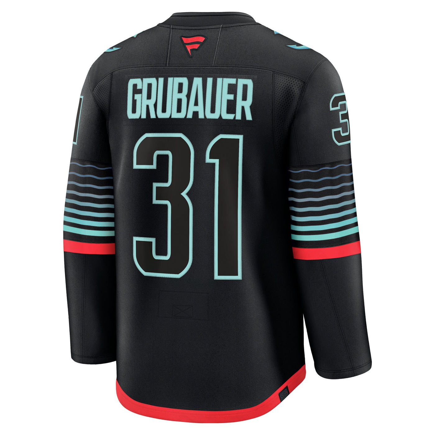 Seattle Kraken Philipp Grubauer Fanatics Black Alternate Premium Player Jersey
