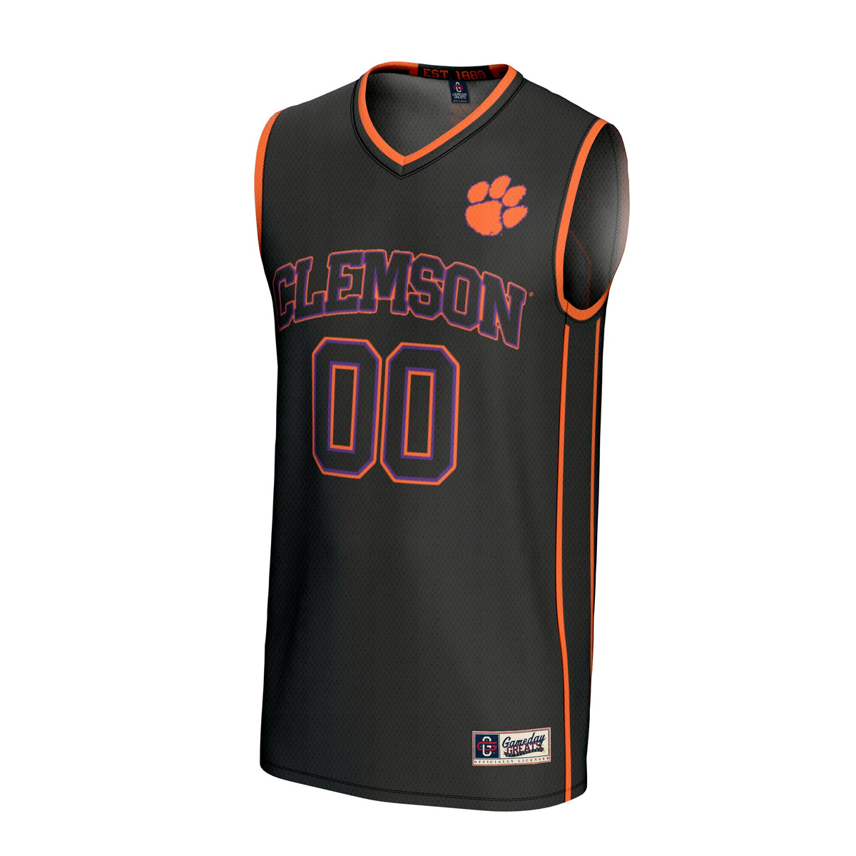 Clemson Tigers GameDay Greats Lightweight Collegiate Basketball NIL Pick-A-Player Fashion Jersey - Black