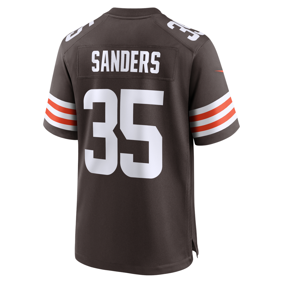 Cleveland Browns Raheim Sanders Brown Team Game Jersey