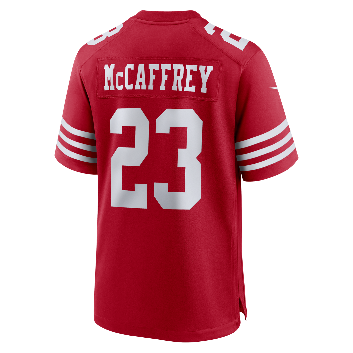 San Francisco 49ers Christian McCaffrey Nike Scarlet Game Player Jersey