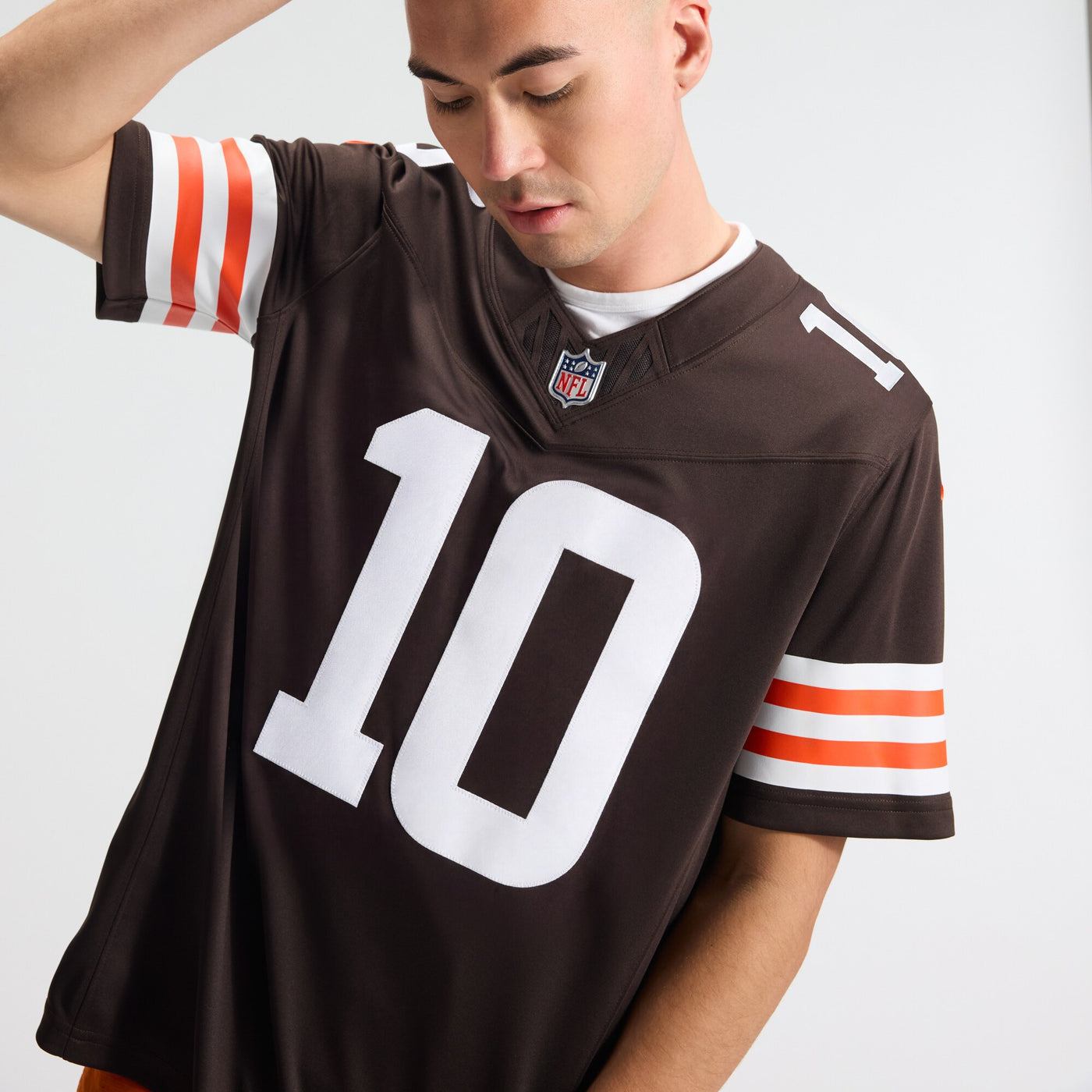 Cleveland Browns Quinshon Judkins Nike Brown Team Vapor F.U.S.E. Stitched Limited Jersey