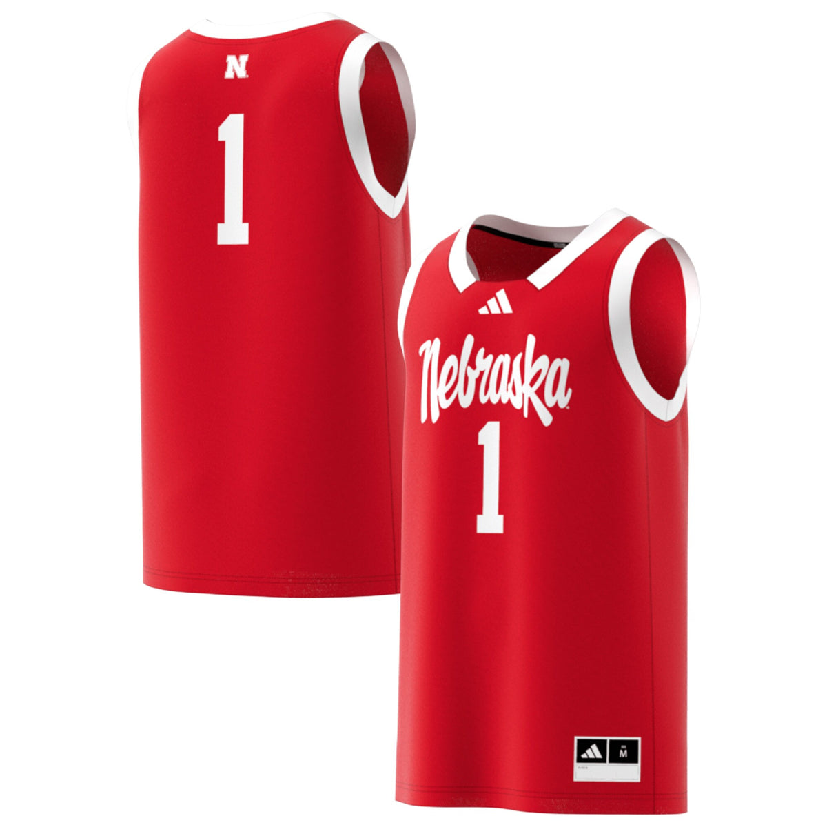 #1 Nebraska Huskers Replica Swingman Jersey - Scarlet