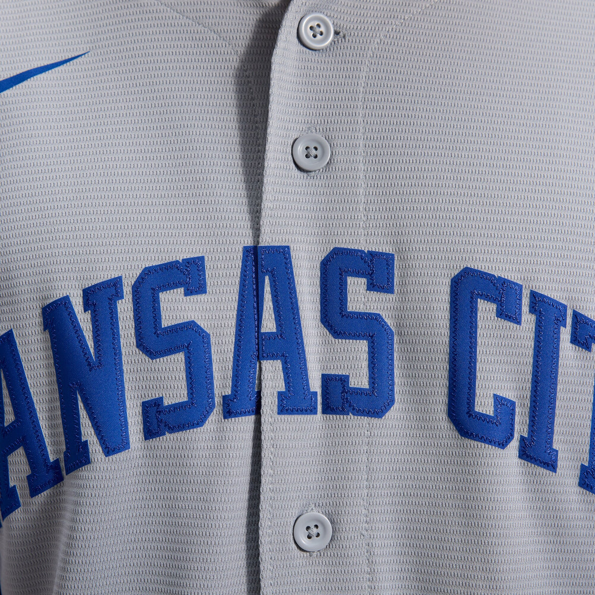 Kansas City Royals Bobby Witt Jr. Gray Road Replica Jersey