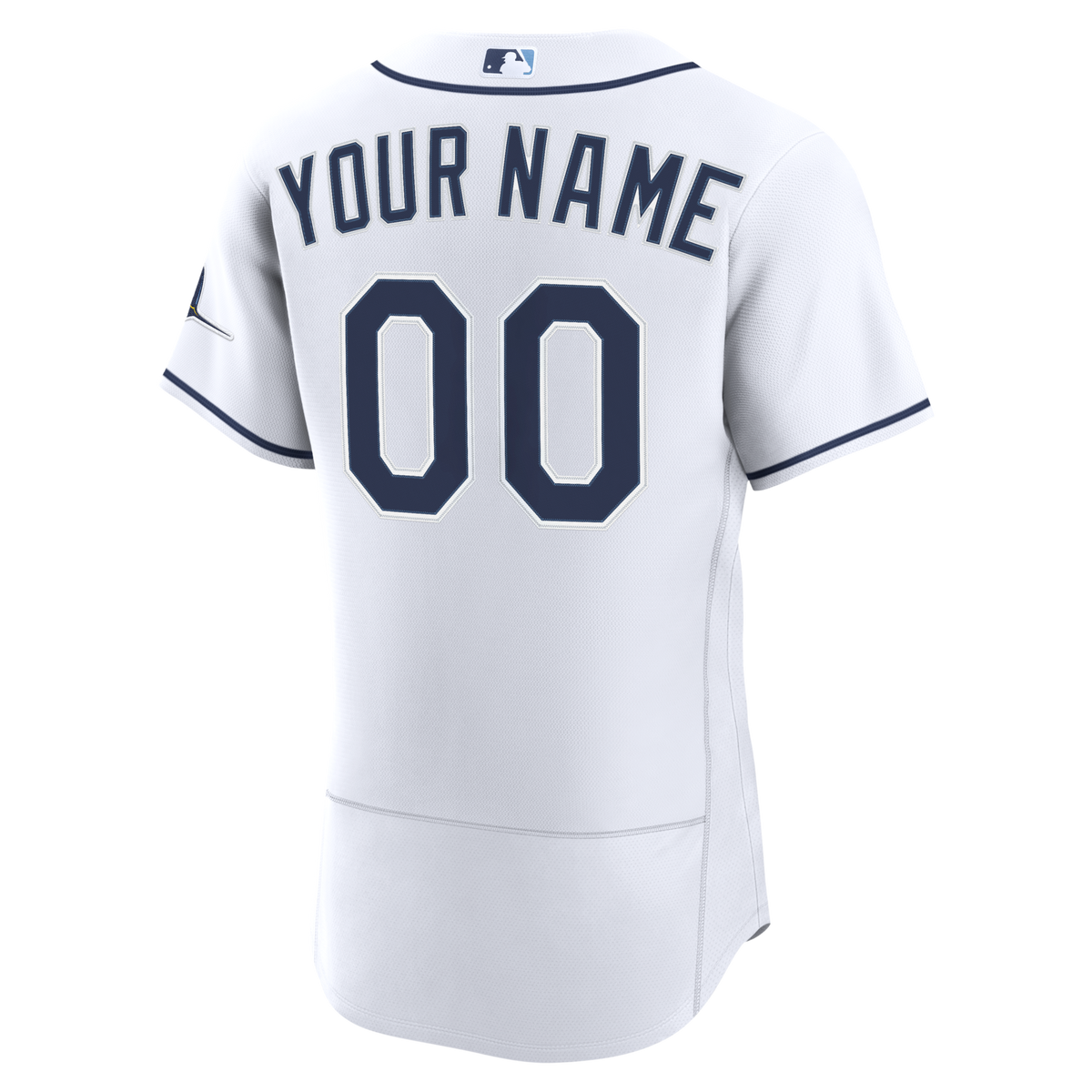 Tampa Bay Rays White Home Authentic Custom Jersey