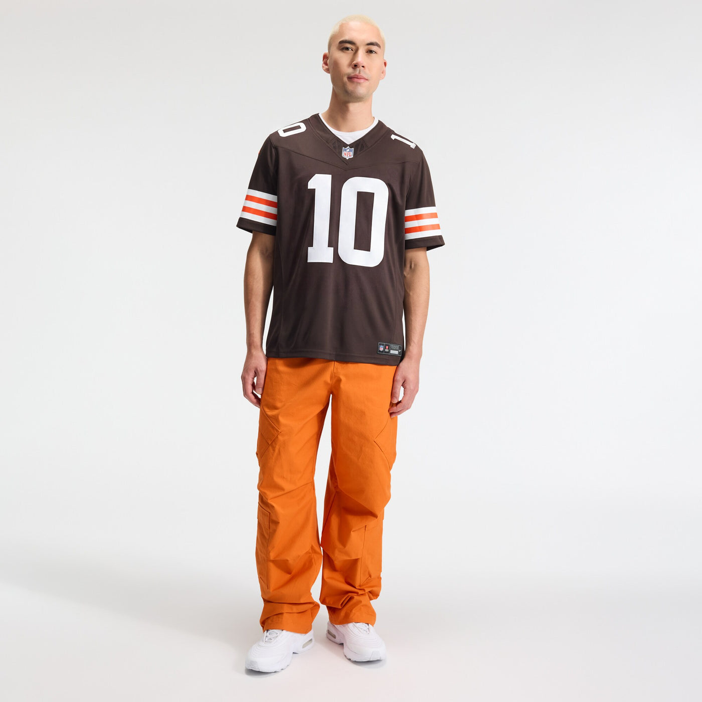 Cleveland Browns Quinshon Judkins Nike Brown Team Vapor F.U.S.E. Stitched Limited Jersey