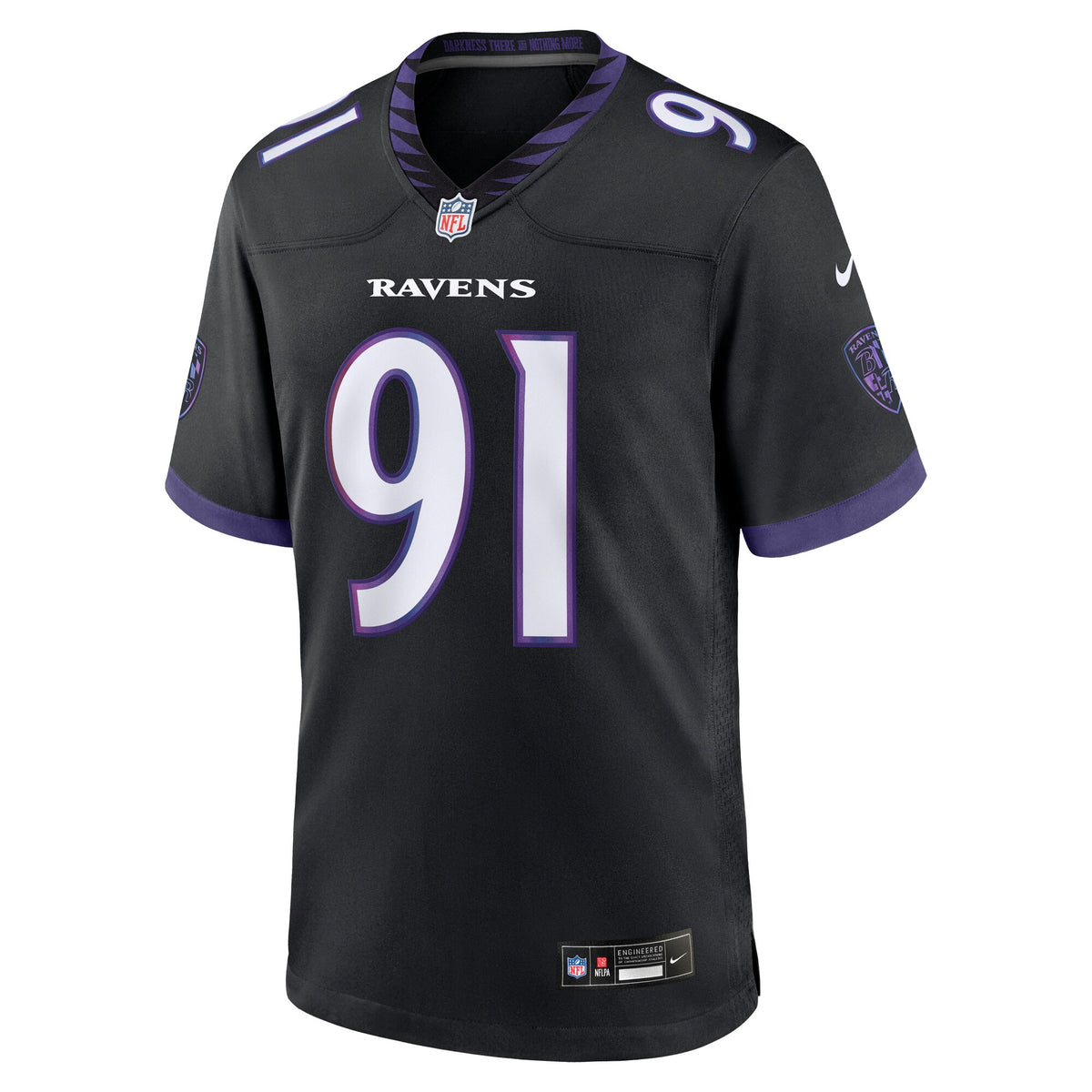 Baltimore Ravens Trey Hendrickson Black Alternate Game Jersey