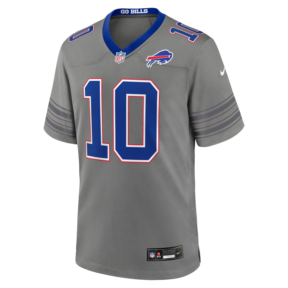 Buffalo Bills Khalil Shakir Gray Nickel City Game Jersey