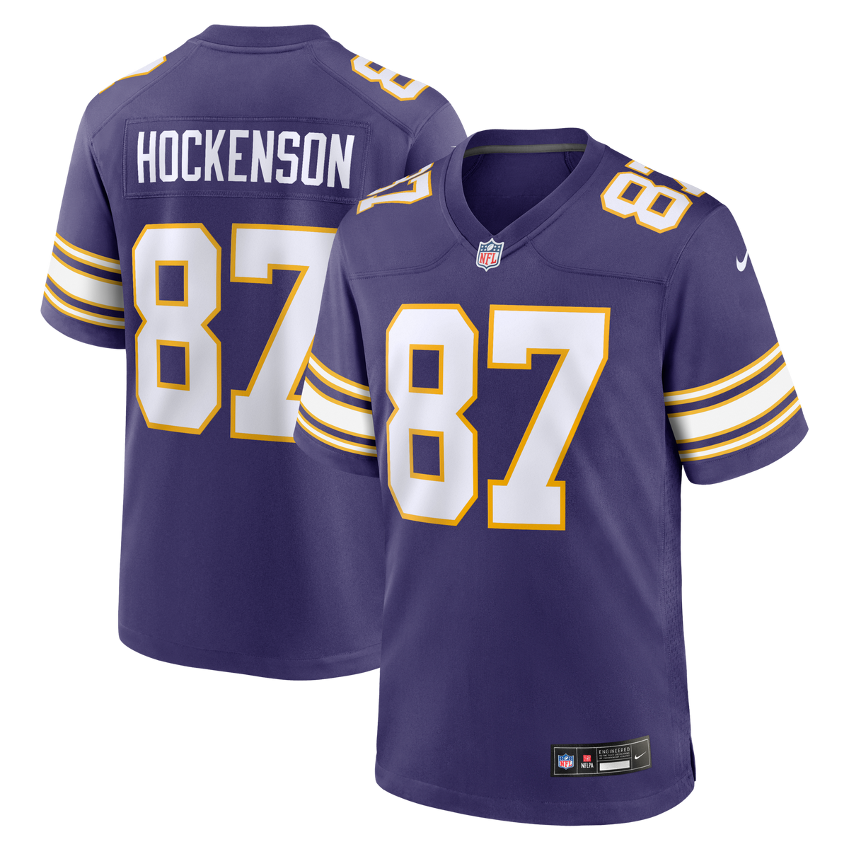 Minnesota Vikings T.J. Hockenson Purple Classic Player Game Jersey