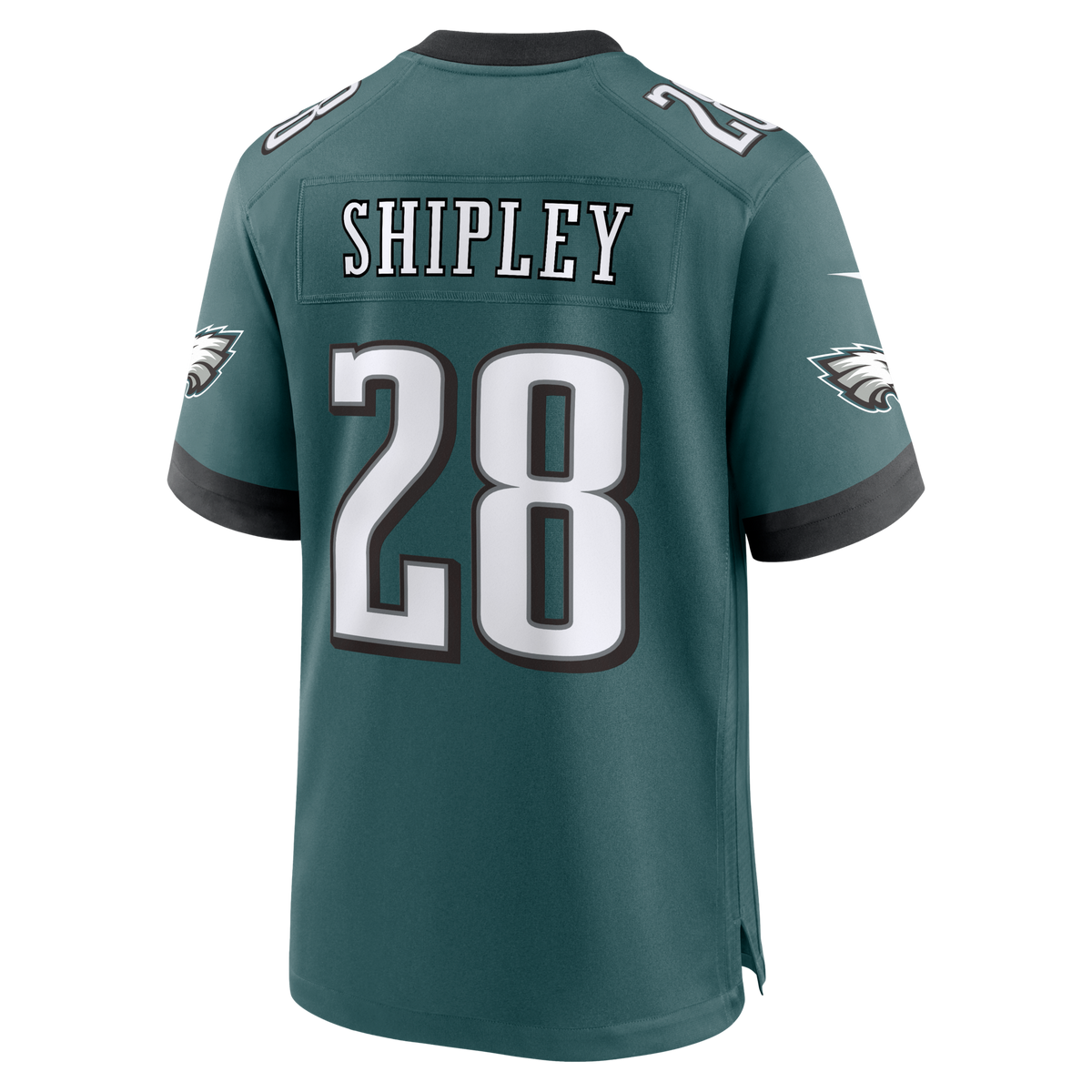Philadelphia Eagles Will Shipley Midnight Green Team Game Jersey