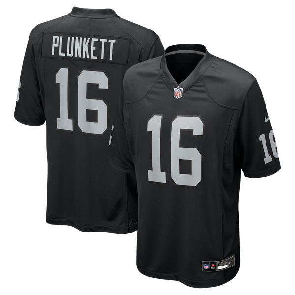 Las Vegas Raiders Jim Plunkett Nike Black Game Retired Player Jersey