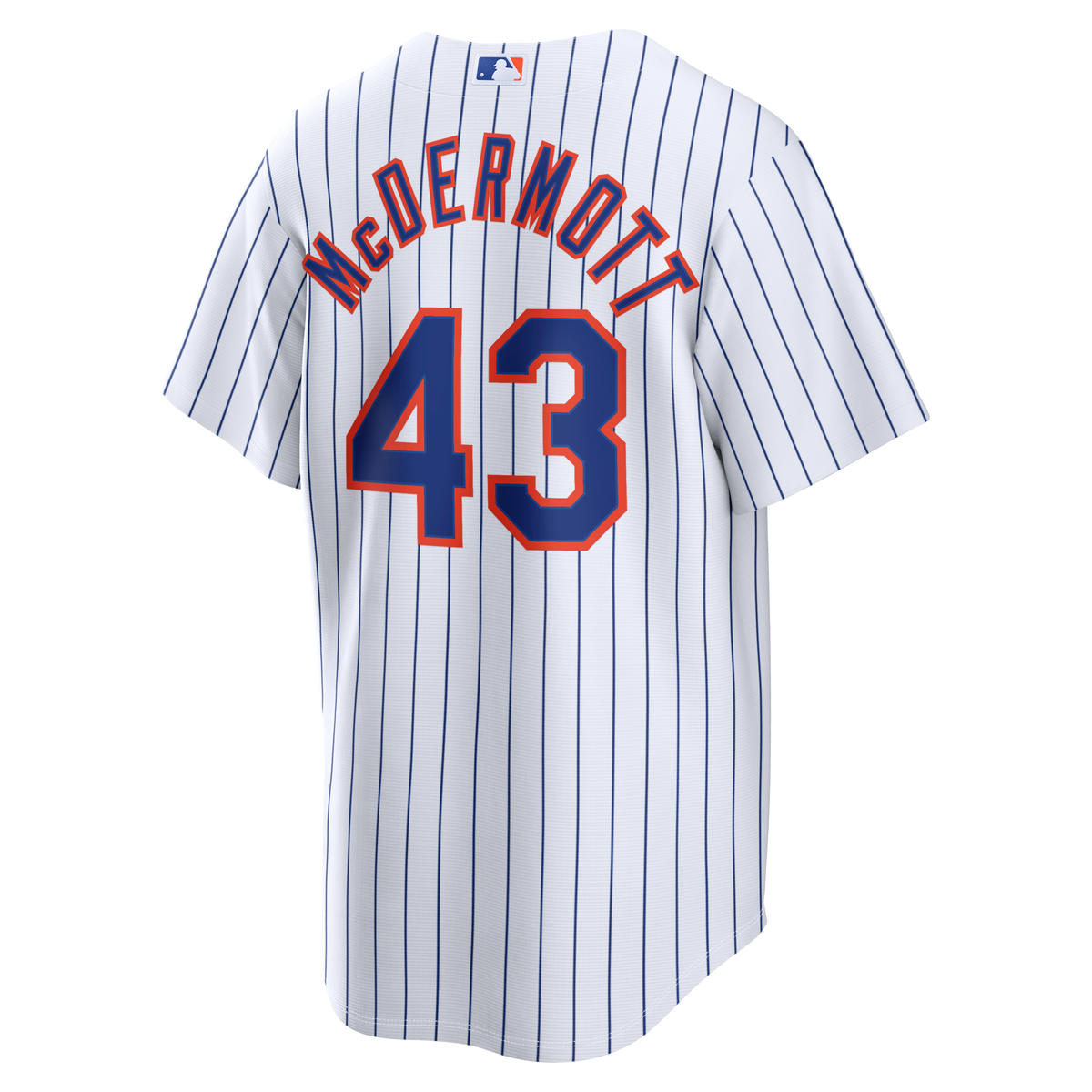 New York Mets Chayce McDermott White Home Replica Jersey