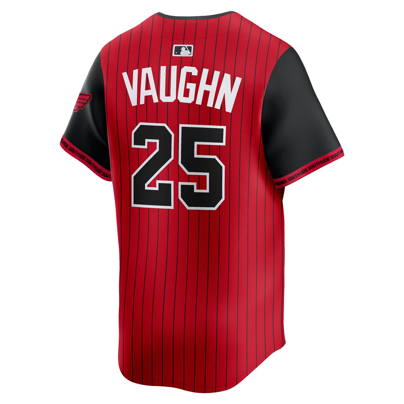 Chicago White Sox Andrew Vaughn Nike Red/Black 2025 City Connect Limited Player Jersey