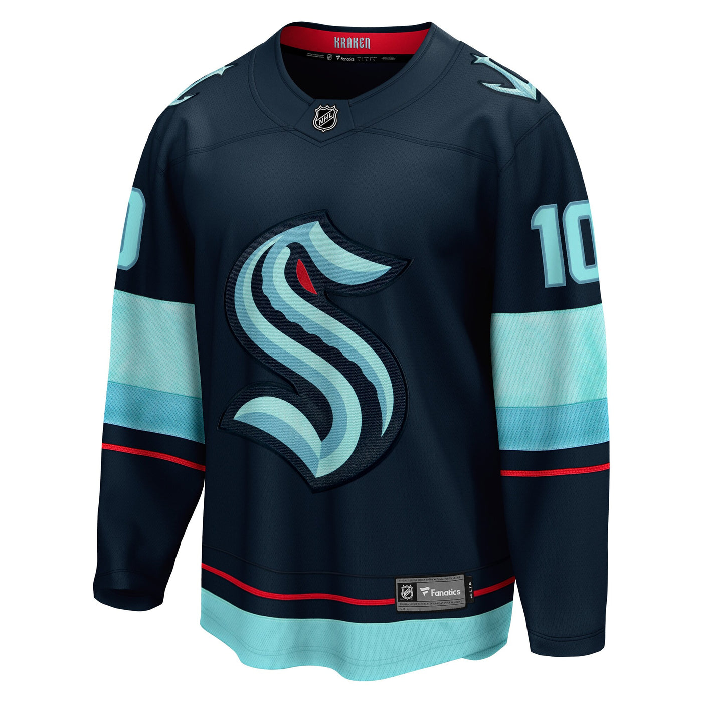 Seattle Kraken Matty Beniers Fanatics Deep Sea Blue Premier Breakaway Player Jersey