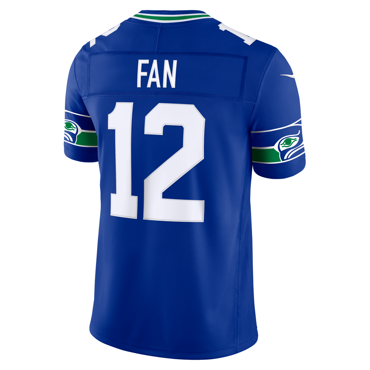 Seattle Seahawks 12s Royal Alternate Vapor F.U.S.E. Stitched Limited Jersey