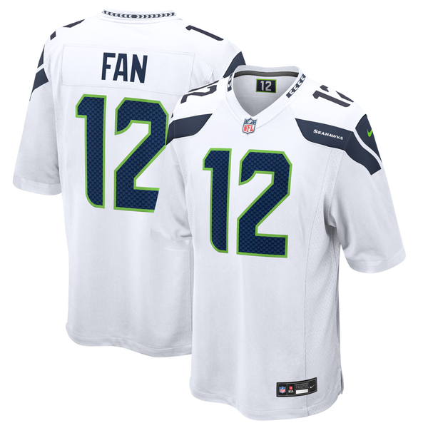 Seattle Seahawks 12s Nike White Game Jersey