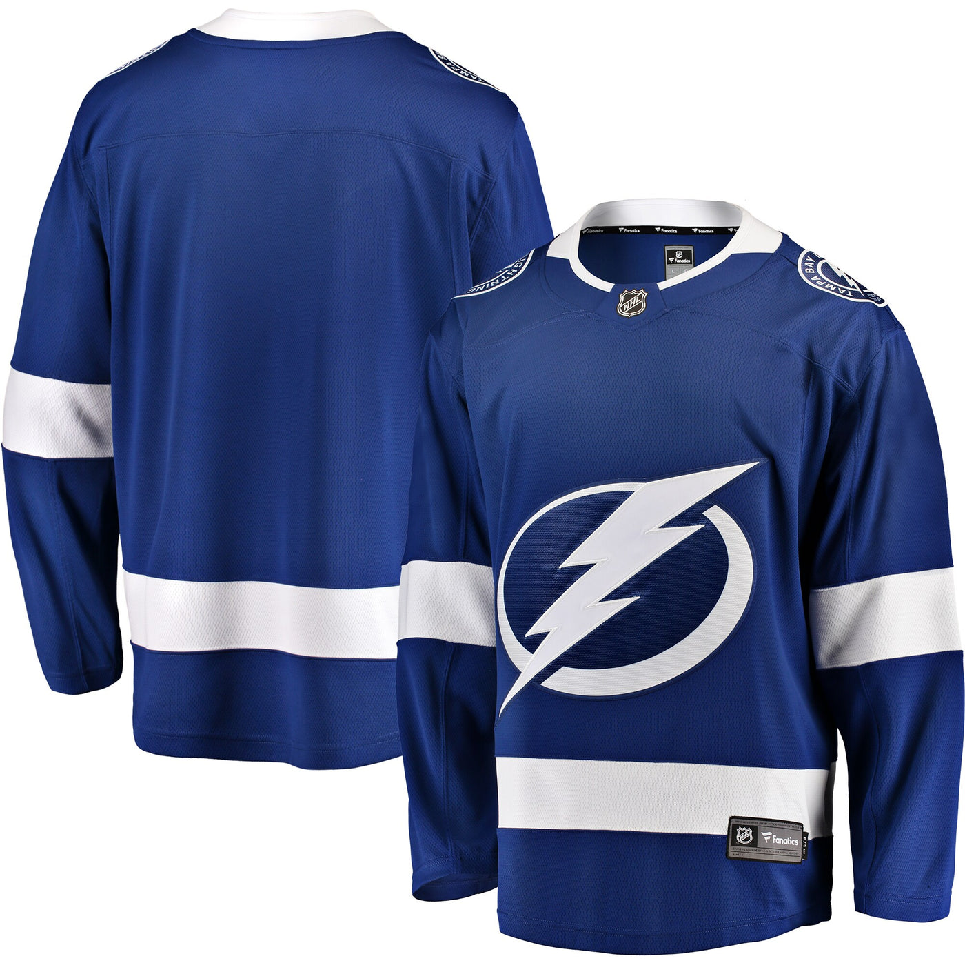 Tampa Bay Lightning Fanatics Blue Breakaway Home Jersey