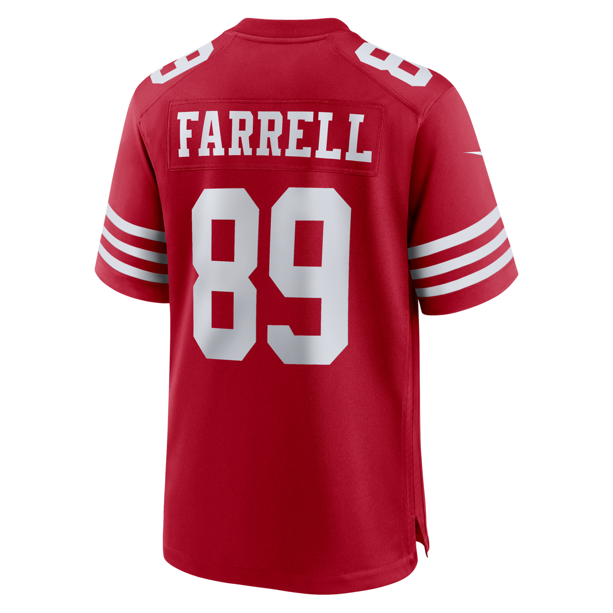 San Francisco 49ers Luke Farrell Scarlet Team Game Jersey